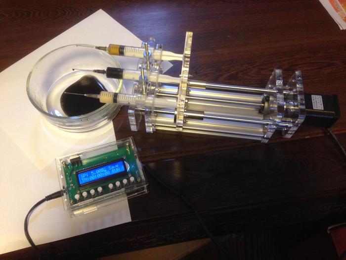 Three-channel Syringe Pump / Laboratory Micro Syringe Pump /