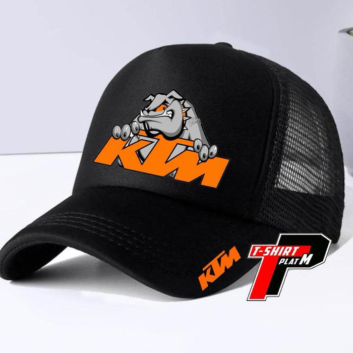 TOPI TRUCKER TOPI JARING KTM PITBULL