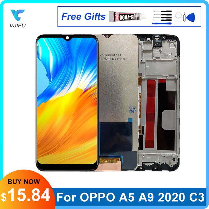 6.5" Original For OPPO A5 A9 2020 LCD Display A11 A11X A8 Touch