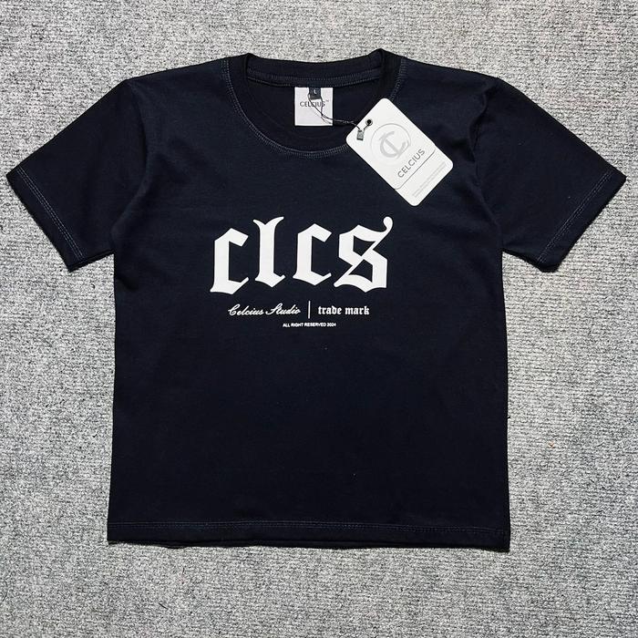 KAOS ANAK CELCIUS HITAM PREMIUM CATTON COMBED PREMIUM 1-10 TAHUN Keren Atasan