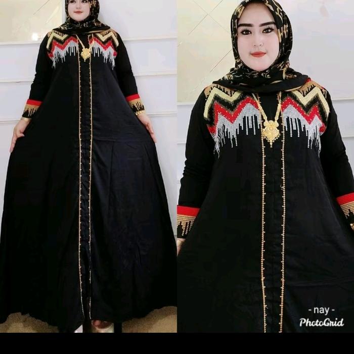 gamis hikmat anisa rahma, fuull Border