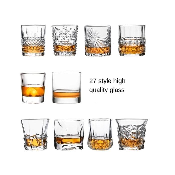 Fashion Whiskey Glasses, Scotch Whisky, Bourbon, Cocktails, RUM,