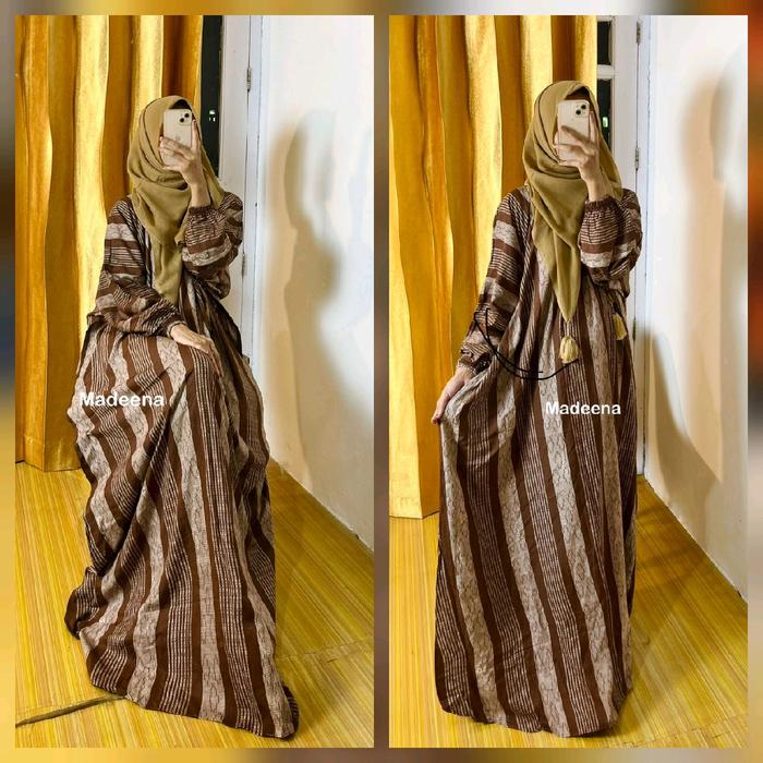 KAFTAN JASMINE RAYON PREMIUM/ KAFTAN JUMBO WANITA BAHAN TEBAL BUSUI FRIENDLY/ DASTER TERBARU MODEL G