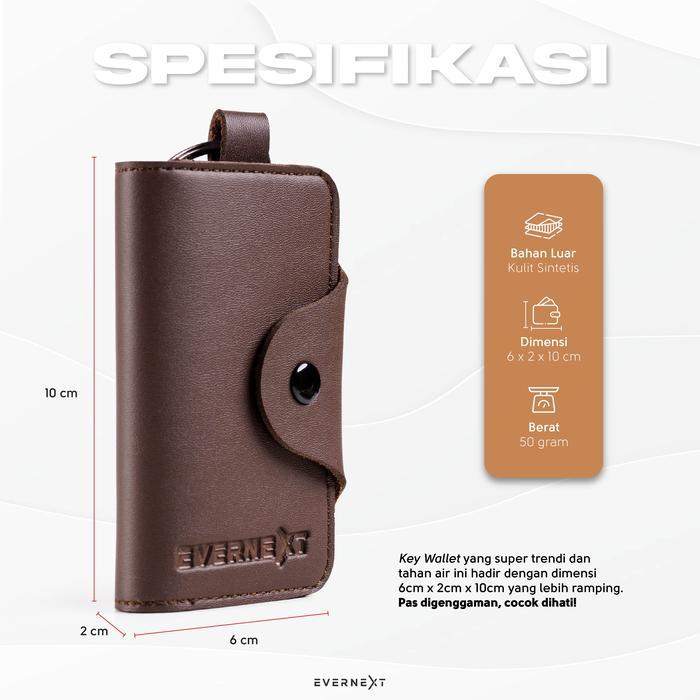 Eiger - EVERNEXT - Dompet Kunci Kendaraan Key Wallet Tezla Gantungan Kunci Dompet STNK