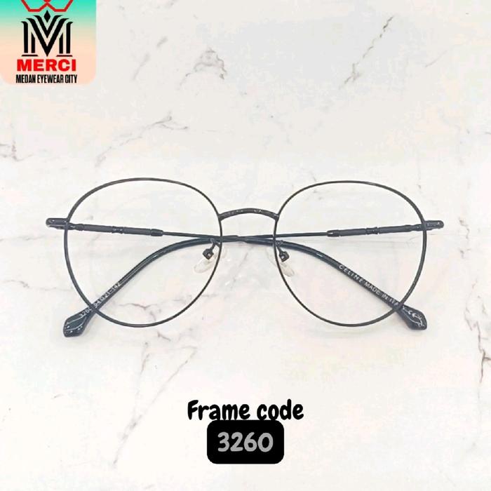 Kacamata model Oval Kode Frame 3260