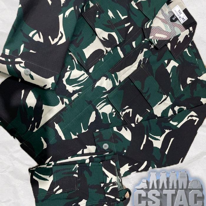 Baju PDL TNI Micropoly Woll warna gelap anti luntur / PDL micropoli / Baju PDL micropolli wol / baju