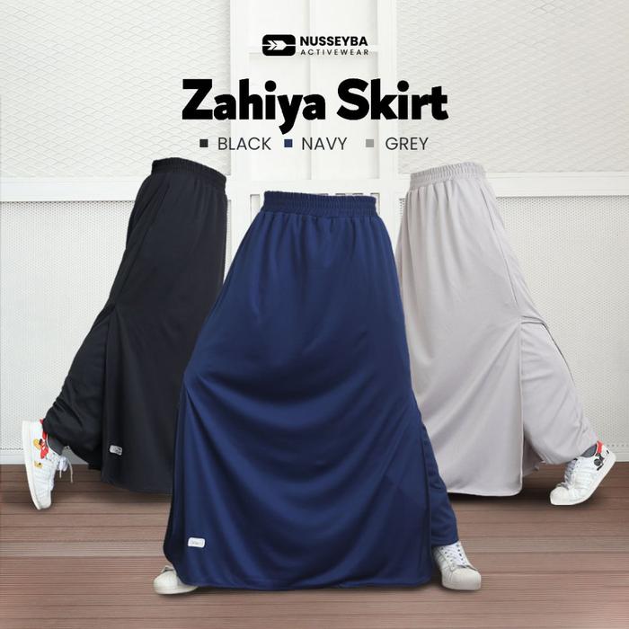 Nusseyba Zahiya Skirt (Hanya Rok Celana) Rok Celana Olahraga Rok Celana Wanita Muslimah (Rokcel)