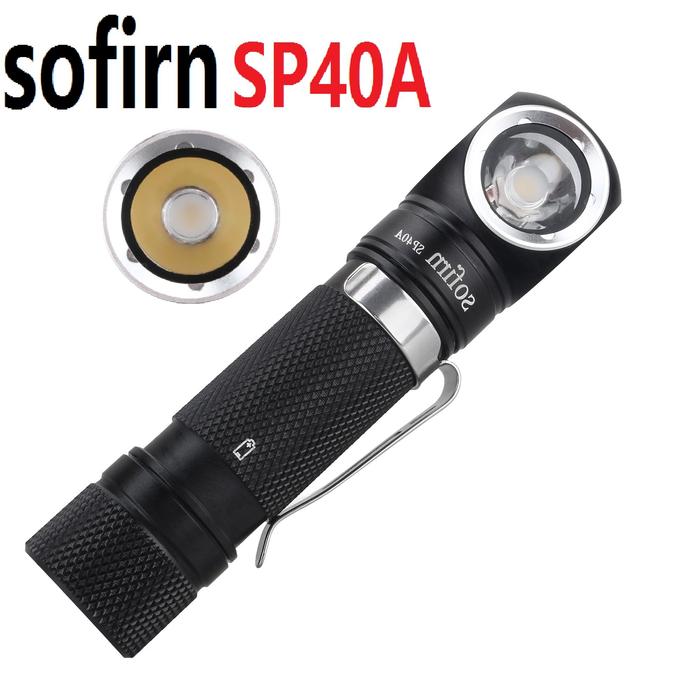 Sofirn SP40A Tirr LED Lampu Depan LH351D 1200lm 18650 USB Isi Ulang