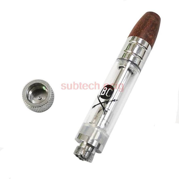 BC Big Chief Wood Tip Thick Oil Cartridges 0.8ml Ceramic Coil