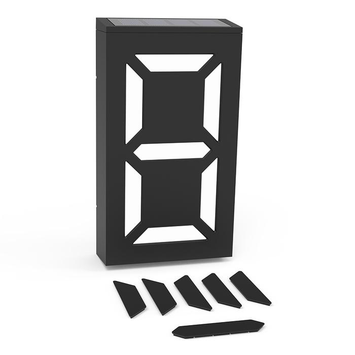 Rechargeable Outdoor Solar Led Light House Number House Number Light
