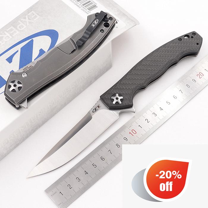 Zero Tolerance ZT0452 0452CF Ceramic Bearing Carbon Fiber Titanium