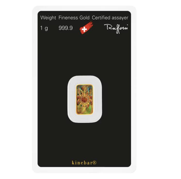 FAST PO 2 MINGGU 1 gram Argor Heraeus .9999 Gold Kine Bar Gold Bar In Assay Emas Batangan