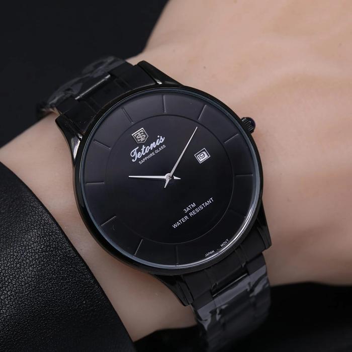 Jam Tangan Pria Wanita Tetonis Original 6606 Kaca Saphire Tahan Air