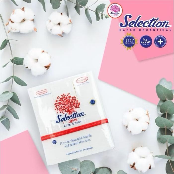 Kapas selection isi 35 gr , lembut dikulit