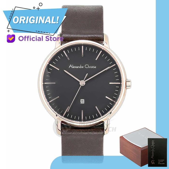 Jam Tangan Pria Analog Alexandre Christie 8420MD AC8420 AC 8420 MD 8420 MDLRGBA Original Garansi Res