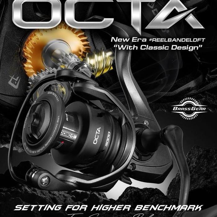 Reel Daido Octa Brass Gear 1000-6000 alat pancing