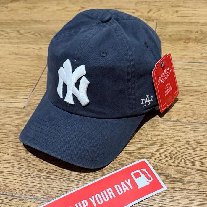 AMERICAN NEEDLE • SMU694B-BEAG Brooklyn Eagles Archive MLB NAVY CAP