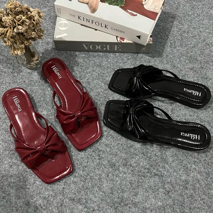 HALAWA Sandal Teplek Wanita Platform TRENDY