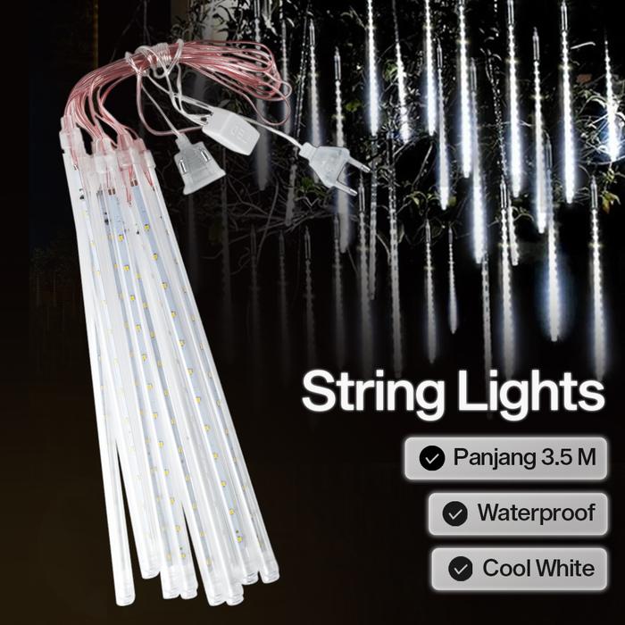 Mtos Mall | Lampu String Meteor | Lampu Hias Gantung | String Lights 30cm