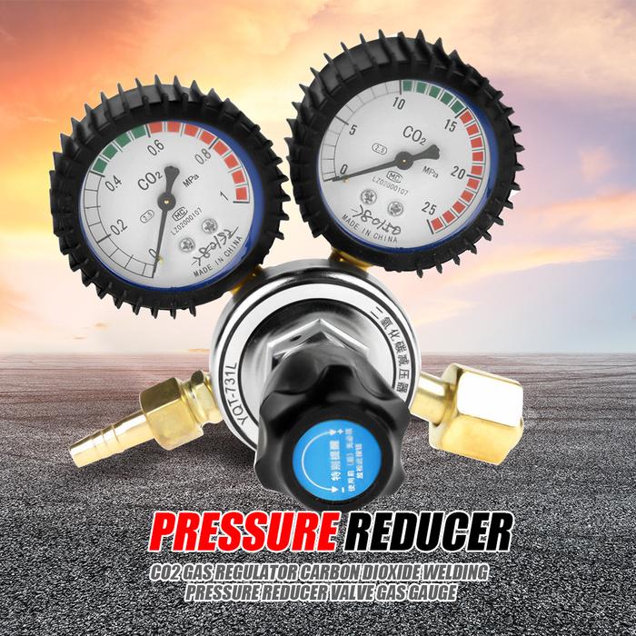 CO2 Gas Bottle Regulator Flowmeter Carbon Dioxide CO2 Argon