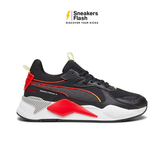 sale Sepatu Sneakers Pria PUMA RS-X 3D BLACK RED - 39002507 Casual Shoes Original