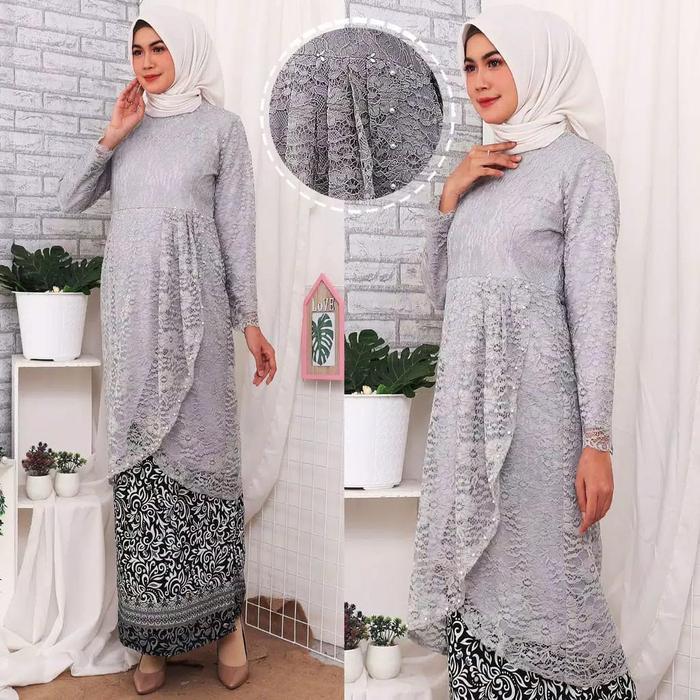 (Dijamin Realpict) Kebaya Amora / Tunik Brukat Corneli Tulang Mutiara Kebaya Orlin / Tunik Brokat / 