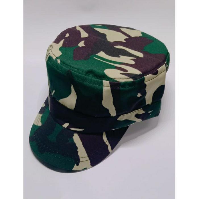 topi komando loreng anak TK SD 3-9 taun/topi alat ribut sekolah motif loreng/loreng auri/loreng Kopa