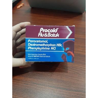 PROCOLD FLU BATUK (1 BOX = 24 STRIP = 144 PCS)