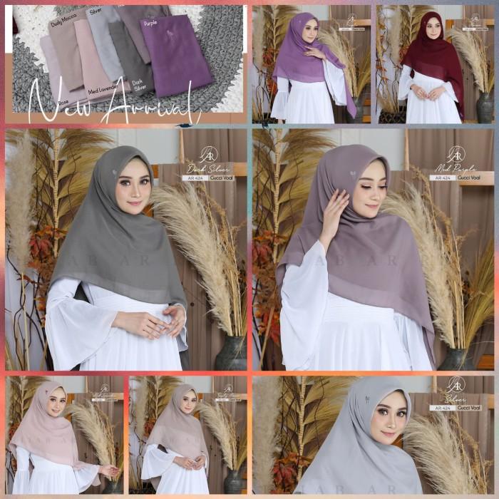 Terlaris Hijab Arrafi AR424 Segiempat Jumbo Uk. 140 x 140cm COD