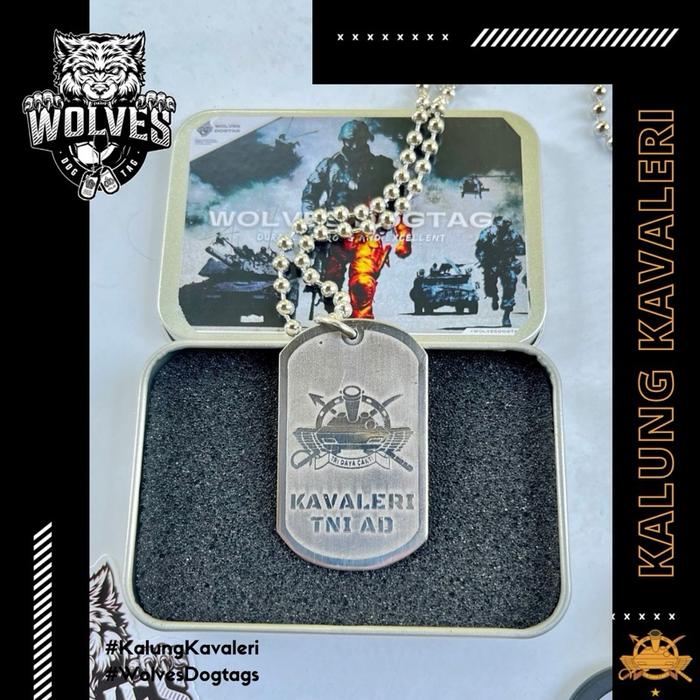 Kalung kavaleri / dogtags kavaleri / Kalung logo kavaleri / korps kavaleri / aksesoris kavaleri Band