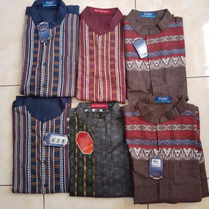 Baju Koko Pria Gufo Jakjazz Dewasa Lengan Pendek Panjang Premium putih - chat admin, S TERBARU!!