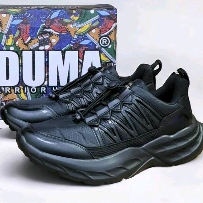 (SAURAMIL) SEPATU EXDUMA SPARCO RACING BLACK TALI PUTAR BROTHERHOOD SUPER BLACK COD Olahraga Pria Hi