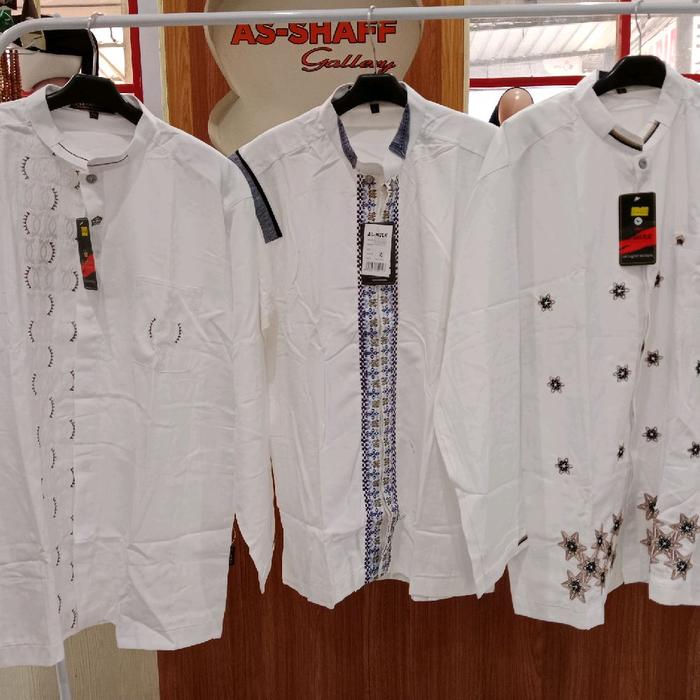 kemeja koko putih Bordiran al mulk