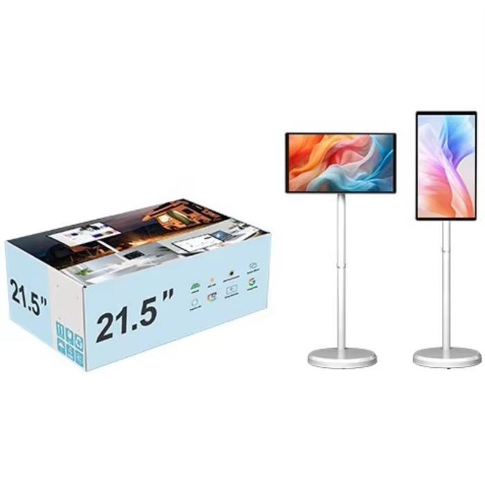 21.5 Inch Incell Lcd Display Portable Smart Tv Movable Touch Screen Tv Wireless Portable Android Tv