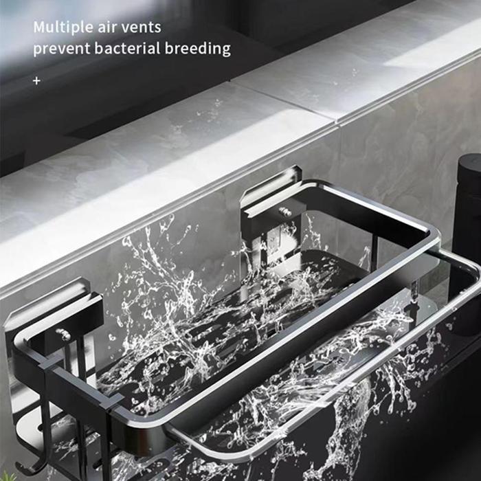Rak Tempat Sabun Handuk Wastafel Toilet Tempel Gantungan Dinding Dapur