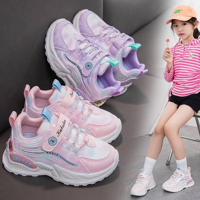babyfit [size 26-37] RUBY sepatu sneakers anak cewek cowok tali tempel sol karet tebal import js-102
