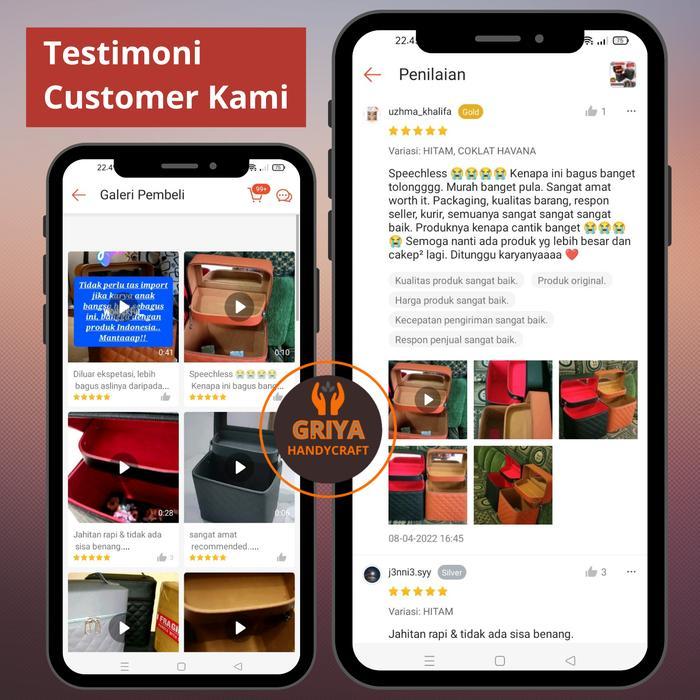 Koper Makeup Mini kosmetik Bahan Kulit PU Dengan Rak Otomatis