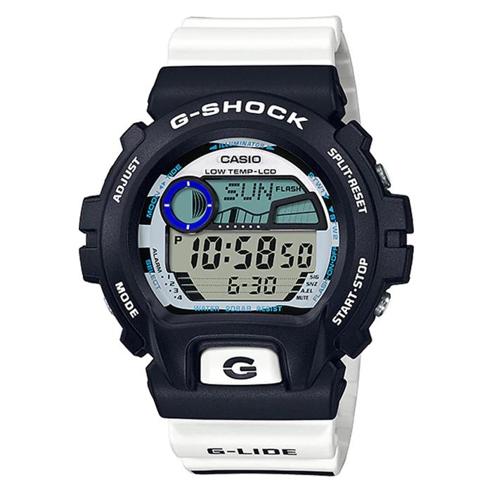 Jam Tangan Pria Casio G-Shock GLX-6900SS-1PR GLX-6900SS GLX6900SS G-Lide Digital Dial White Resin Ba