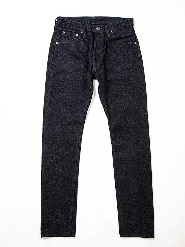 Pure Blue Japan DNP-019-IDSM Double Nep 16oz Indigo x Sumi Selvedge Jeans - Relaxed Tapered