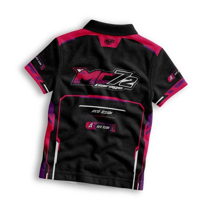 PREMIUM 08 AV DESIGN KAOS JERSEY RACING TEAM SENYAP Bahan MILANO Lembut Nyaman BY ECHO