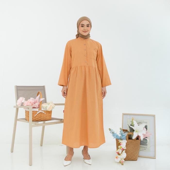 RILLEY-Gamis Jihan Dress Panjang Muslim Wanita Kekinian
