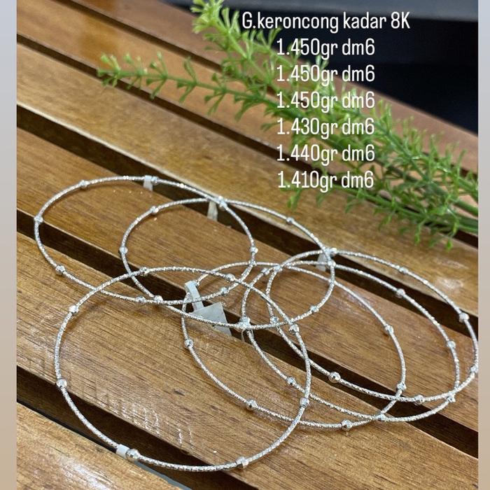 Gelang keroncong kadar 375%