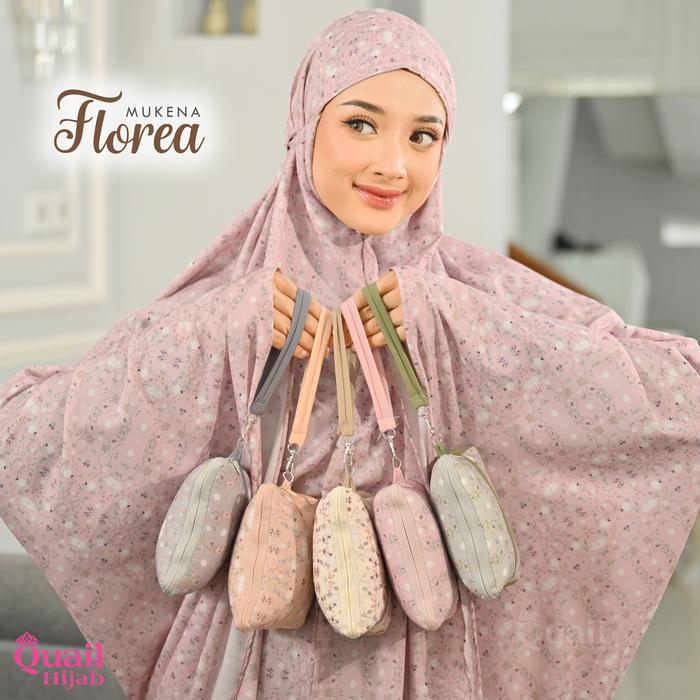 Florea Mukena Travel Original Quail Hijab Mukenah Traveling