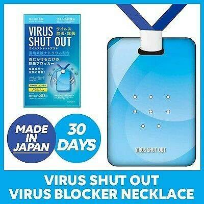 Virus Shut Out Card Virus Blocker Necklace Jepang