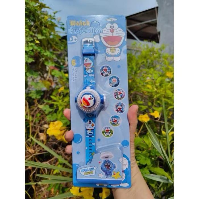Jam Tangan Anak Spinner dengan Lampu Proyektor Laser untuk Memproyeksikan Gambar Lucu ke Dinding