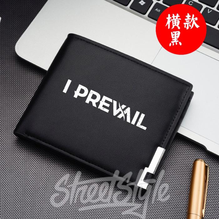 Dompet Lipat I PREVAIL Dompet Kulit Letter Wallet I PREVAIL Hitam Kartu