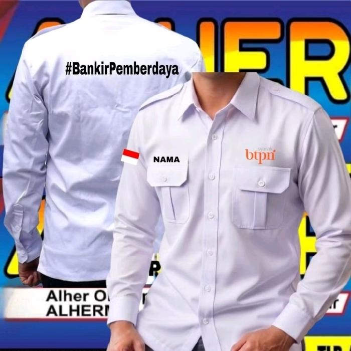 kemeja Bank BTPN Syariah full bordir kemeja Bank syariah BTPN kemeja BTPN baju BTPN seragam BTPN Pdh