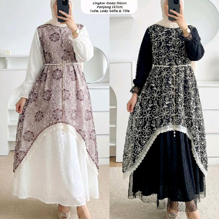 VM FASHION dress gamis lebaran Raisa dress by Extu H