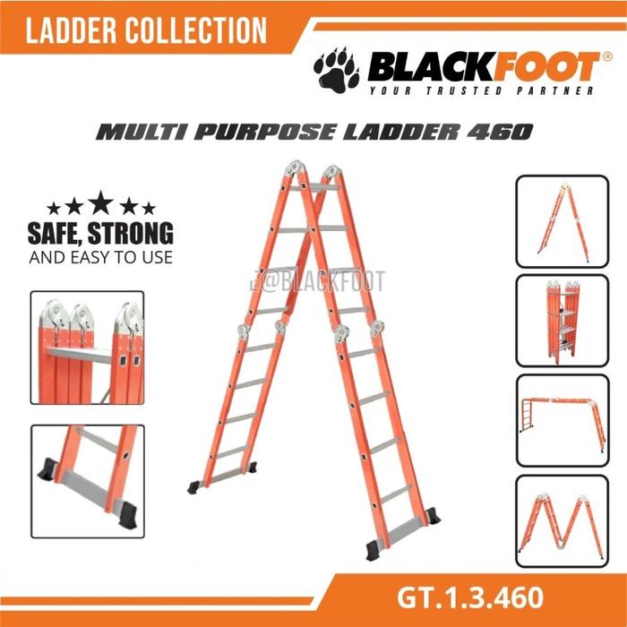 Tangga Lipat Multifungsi - Multipurpose BLACKFOOT 4 X 4 | 460 CM