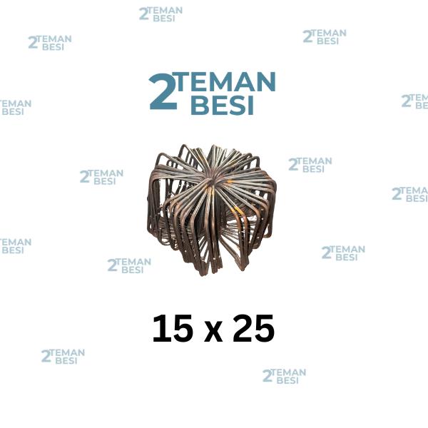 2 Teman Besi - RING CINCIN BESI 15 x 25 8mm (7,3) SNI 1 ikat (50pcs)